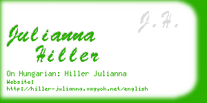 julianna hiller business card